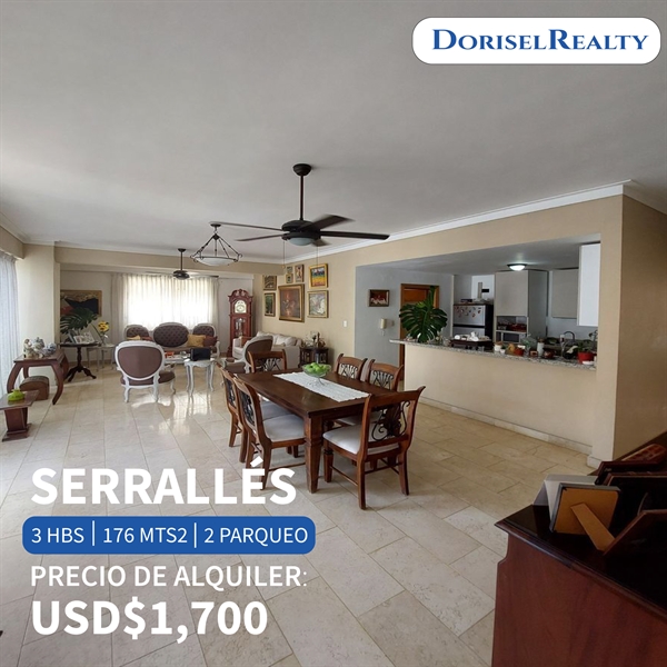 ALQUILER DE MAGNIFICO APARTAMENTO EN LO MEJOR DE SERRALLÉS119538