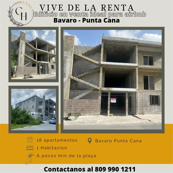 Vendo Casa en Bavaro , 18 habs. , 18 baños , US$ 495, |  