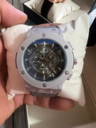 Reloj Hublot Big Bang cuarzo Pulsera silicona ajustable fechero