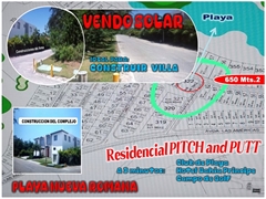 Solar de  650 Mts.2 en RESDENCIAL PITCH AND PUTT, Playa Nueva Romana, cerca del HOTEL BAHIA PRINCIPE y a 3 minutos de la Playa , US$ 195,000.00