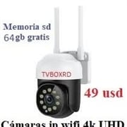 Tu seguridad no es un juego, chequea estas cámaras HD y 4k con memoria 64gb
